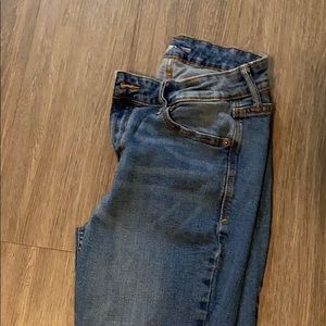 Old Navy Rockstar super skinny jeans with raw hem